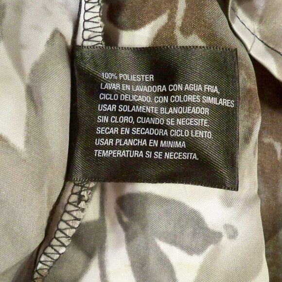 East5TH Woman, Floral Button Up *Shirt, 3X - Picture 6 of 8